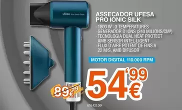 Ufesa - Assecador Pro Ionic Silk