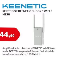 Repetidor Keenetic Buddy 5 Wifi 5 Mesh