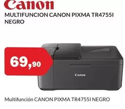 Canon - Multifuncion Pixma TR4755I Negro