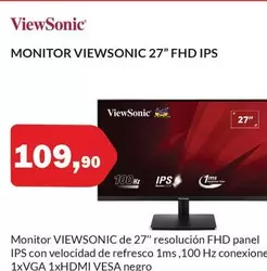 Monitor Viewsonic 27" Fhd Ips