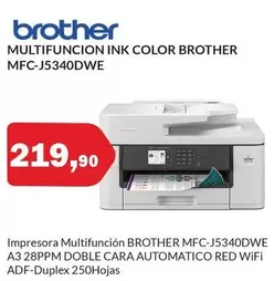Brother - Multifuncion Ink Color Mfc J5340dwe