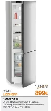 Liebherr - Combi KGNSF 57VB03