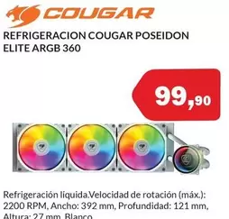 Cougar - Refrigeracion Poseidon Elite Argb 360