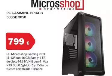 Microsoft - Pc Gaming I5 16gb 500gb