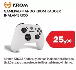 Krom - Gamepad Mando Kadoer Inalambrico