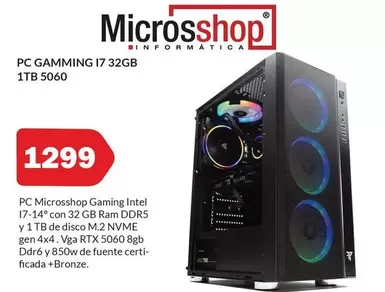Pc Gamming 17 32Gb 1Tb 5060