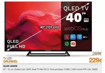 Grunkel - Tv Led Qled-402sw