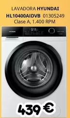 Hyundai - Lavadora HL10400AIDVB 