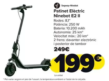 Segway - Patinete Eléctrico E2 II