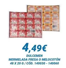 Dulcemen - Mermelada Fresa O Melocoton