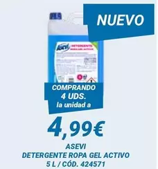Asevi - Detergente Ropa Gel Activo