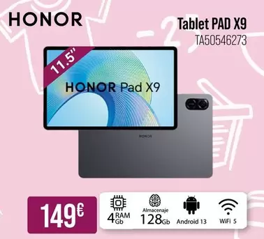 Honor - Tablet Pad X9