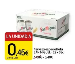San Miguel - Cerveza Especial Lata