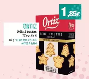 Ortiz - Mini Tostas Navidad