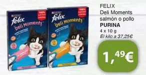Purina - Felix Deli Moments Salmon O Pollo