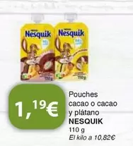 Nesquik - Pouches Cacao O Cacao Y Platano