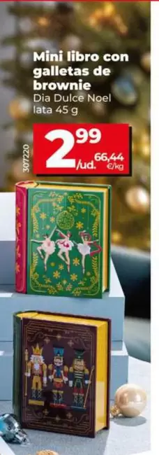 Dia Dulce Noel - Mini Libro Con Galletas De Brownie