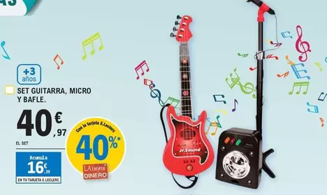 Set Guitarra, Micro Y Bafle