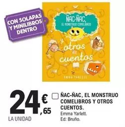 emma - nac-nac, el monstruo comelibros y otros cuentos