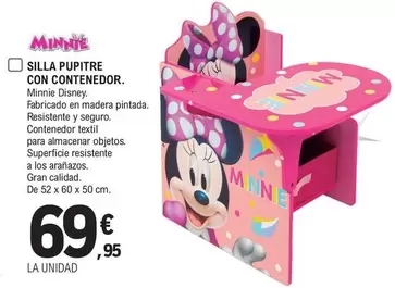 Silla Pupitre Con Contenedor