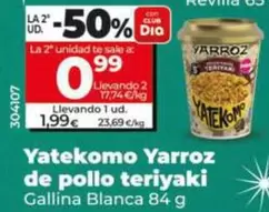 Gallina Blanca - Yatekomo Yarroz De Pollo Teriyaki 84 G