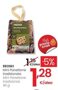 Eroski - Mini Panettone Tradicional