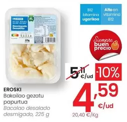 Eroski - Bacalao Desalado Desmigado