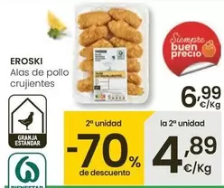 Eroski - Alas De Pollo Crujientes