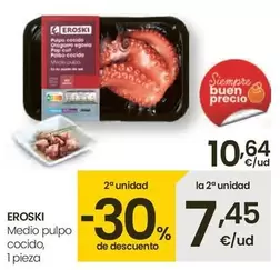 Eroski - Medio Pulpo Cocido