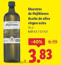 Maestros De Hojiblanca - Aceite De Oliva Virgen Extra