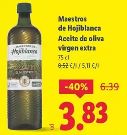 Maestros De Hojiblanca - Aceite De Oliva Virgen Extra