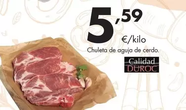 Chuleta De Aguja De Cerdo