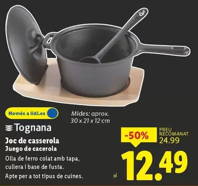 Tognana - Juego De Cacerola