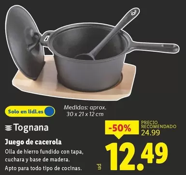 Tognana - Juego De Cacerola