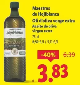 Maestros De Hojiblanca - Aceite De Oliva Virgen Extra