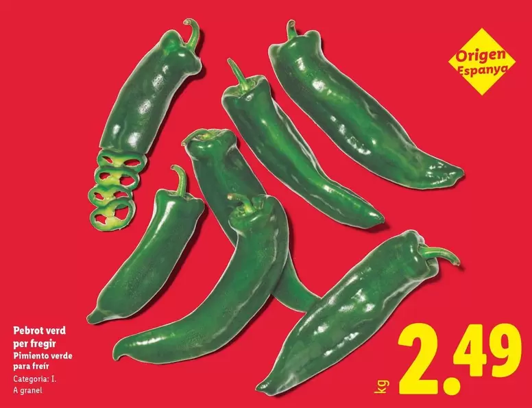 Pimiento Verde Para Freír