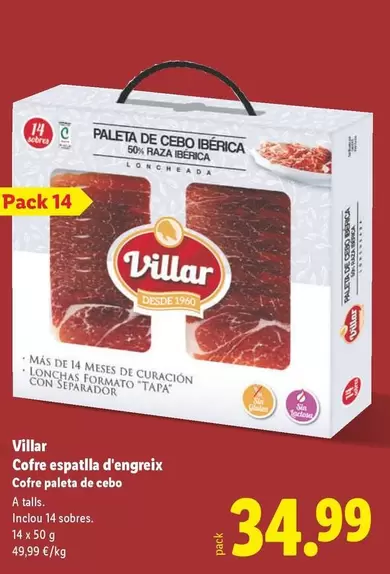 Villar - Cofre Paleta De Cebo
