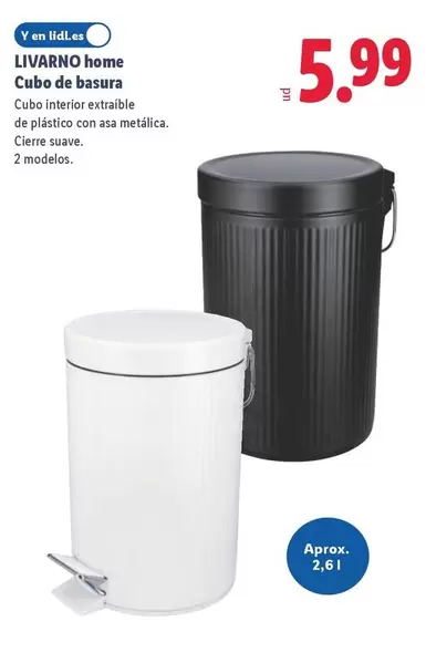 Livarno Home - Cubo De Basura