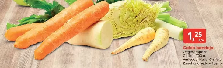 origen - Caldo Bandeja