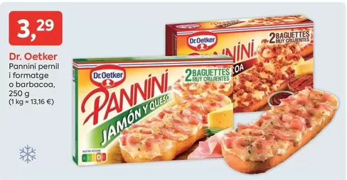 Dr Oetker - Pannini Pernil I Formatge O Barbacoa
