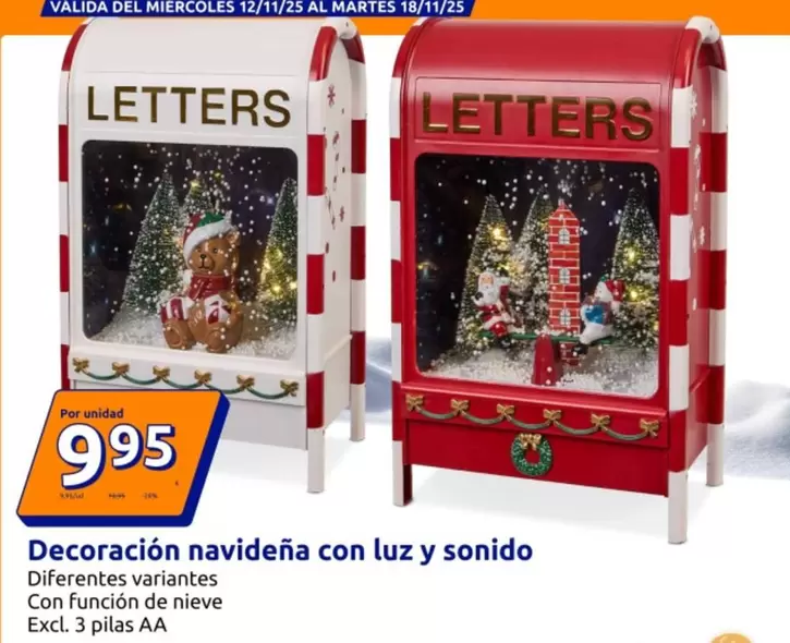 Decoracion Navideña Con Luz Y Sonido