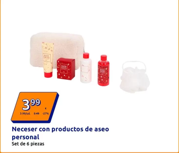 Neceser Con Productos De Aseo Personal