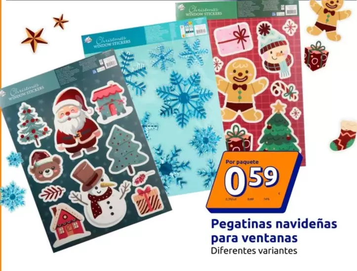 Pegatinas Navideñas Para Ventanas