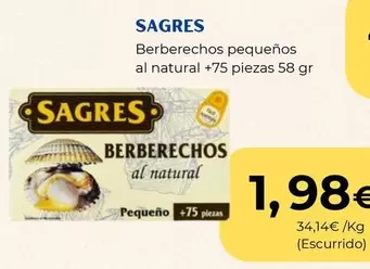 Sagres - Berberechos Pequeños Al Natural