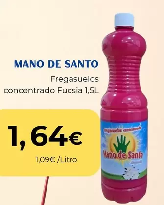 Mano De Santo - Fregasuelos Concentrado Fucsia
