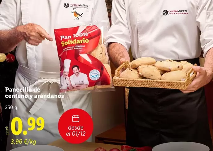 Panecillo De Centeno Y Arándanos