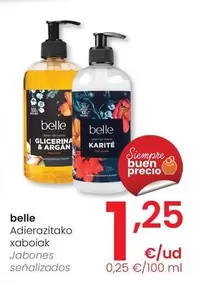 Belle - Jabones Senalizados