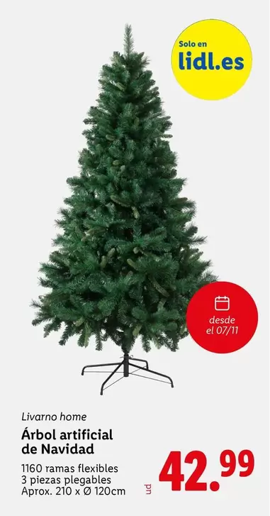 Livarno Home - Árbol Artificial De Navidad