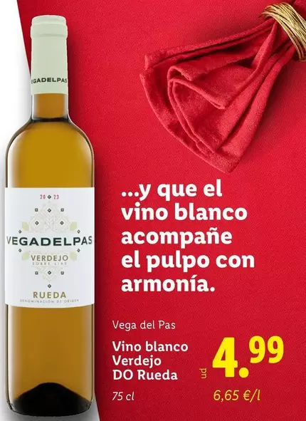 Vega Del Pas - Vino Blanco Verdejo DO Rueda