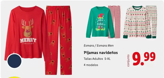 Esmara/Esmara Men - Pijamas Navideños